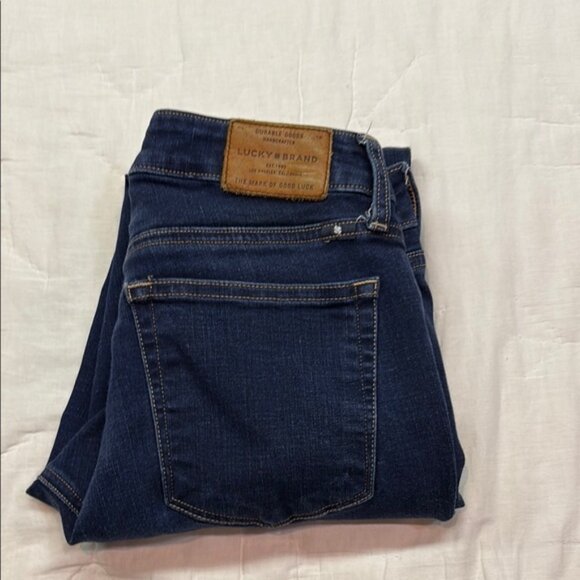 Lucky Brand Blue Skinny Jeans with Tapered Leg Size 27 - Picture 9 of 10